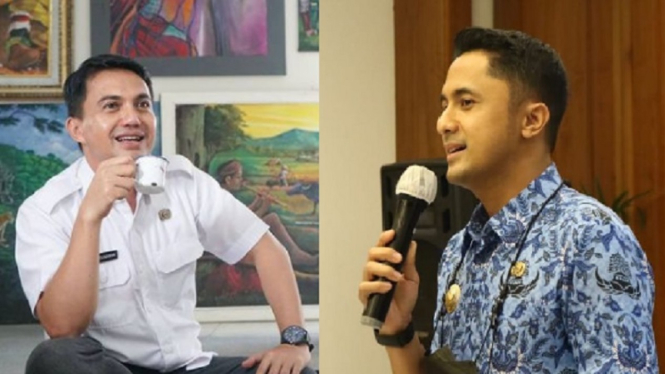 Sahrul Gunawan dan Hengky Kurniawan, dua artis yang jadi wakil bupati