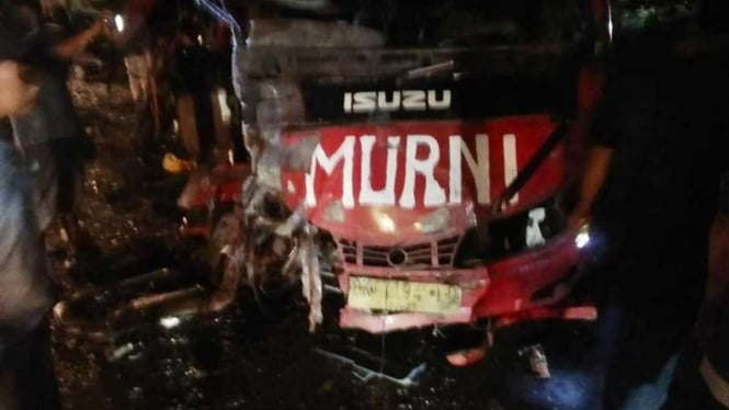 Minibus CV Murni alami kecelakaan maut di Kabupaten Deli Serdang.