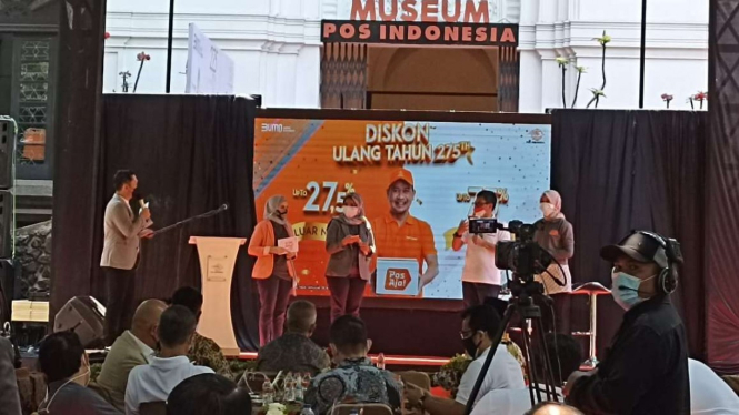 PT Pos Indonesia meluncurkan layanan digital courier PosAja! bertepatan dengan peringatan Hari Ulang Tahun (HUT) ke-275 Pos Indonesia pada Kamis, 26 Agustus 2021.