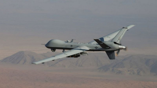 Pesawat tanpa awak atau drone milik militer AS.