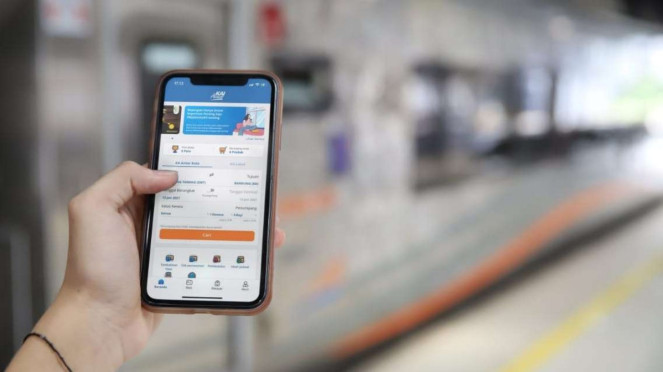 Aplikasi KAI Access.