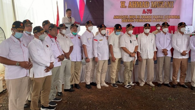 Pengurus DPD Gerindra Lampung deklarasi Prabowo capres 2024