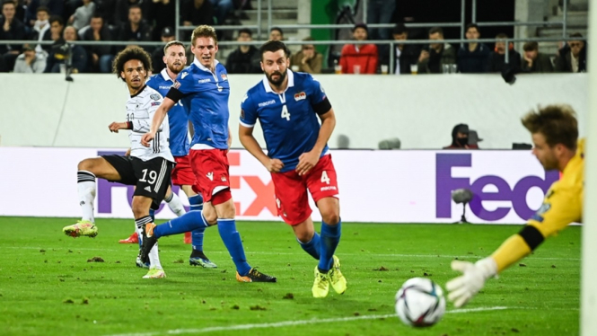 Pertandingan Timnas Jerman melawan Liechtenstein