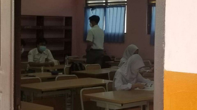 Pembelajaran Tatap Muka jenjang SMA di Tangerang.