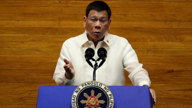 Presiden Filipina, Rodrigo Duterte. BBC Indonesia