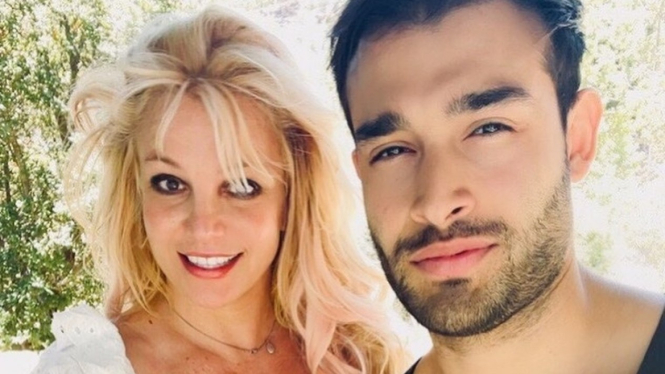 Britney Spears dan Sam Asghari.