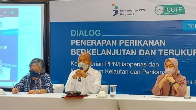 Dialog perikanan berkelanjutan dan terukur oleh Bappenas.