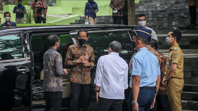 Presiden Jokowi di Solo, ada Gibran Rakabuming