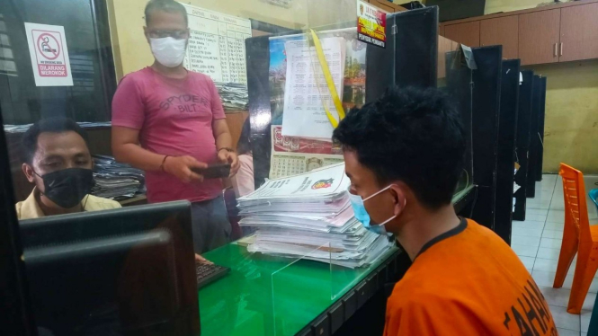 Tersangka Pencuri Kotak Amal/Infaq di Medan Menjalani Pemeriksaan