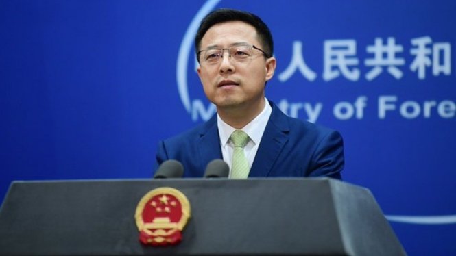 Juru Bicara Menteri Luar Negeri Pemerintah China, Zhao Lijian.