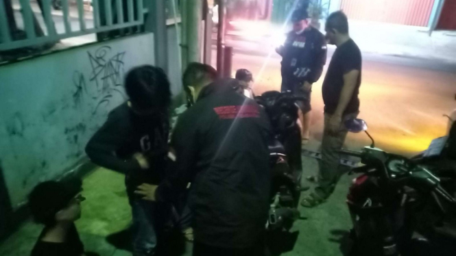 Geng motor hendak tawuran diciduk polisi.