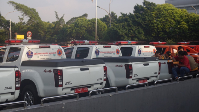 Gerakan Mobil Masker untuk Masyarakat (GMM).