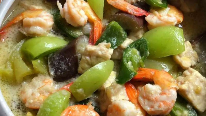Sayur lodeh terong udang.