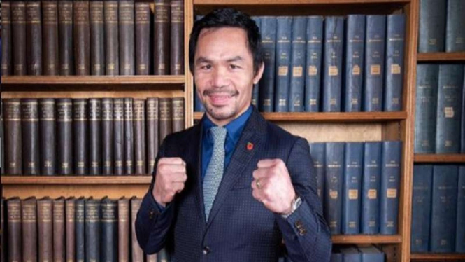  Petinju Manny Pacquiao maju sebagai capres Filipina