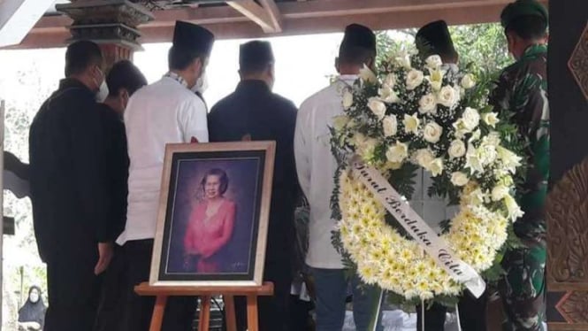 Pemakaman jenazah mertua Presiden ke-6 RI SBY, Sunarti Sri Hadiyah