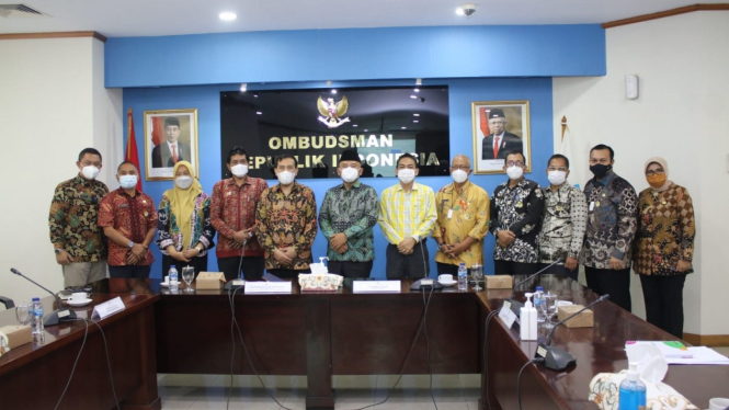 Wali Kota Bekasi, Rahmat Effendi lakukan audiensi ke Kantor Ombudsman