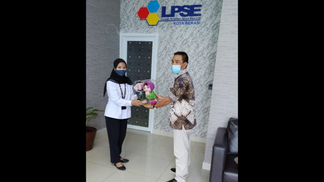 LPSE Kota Bekasi menerima kunjungan kerja dari KPU RI
