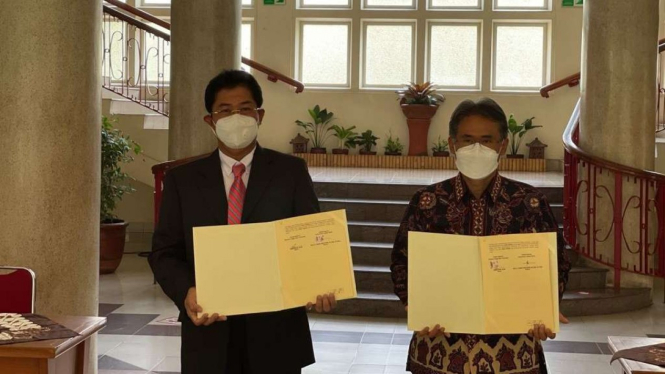Penandatanganan MoU kerjasama STIP Jakarta dengan UGM.