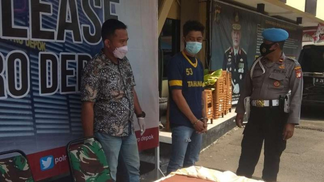 Tampang Pembunuh anggota TNI Sertu Yorhan di Depok