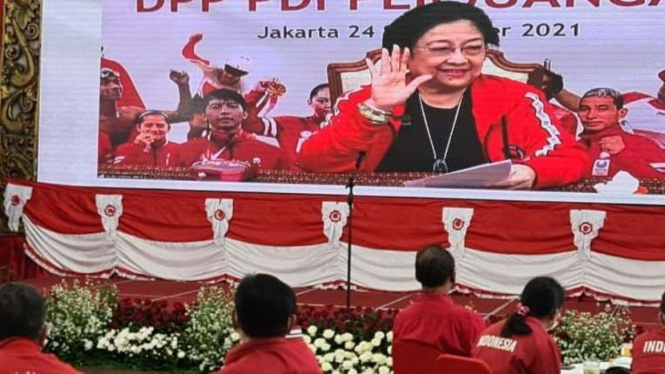 Megawati Soekarnoputri di Pemberian Penghargaan Atlet Paralimpiade Tokyo 2020