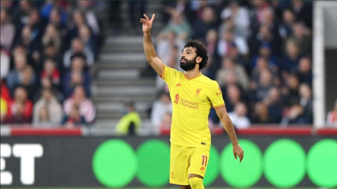 Bintang Liverpool, Mohamed Salah. 