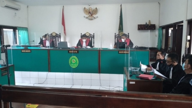 Sidang kasus sate sianida dengan terdakwa bernama Nani digelar di PN Bantul