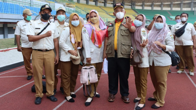 Wali Kota Bekasi, Rahmat Effendi, mengumpulkan kembali para Pamor RW