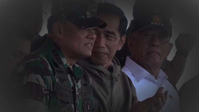 VIVA Militer: Presiden Jokowi dan Jenderal TNI GN