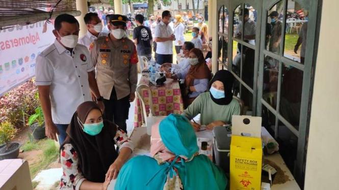 Vaksinasi merdeka digelar di Kabupaten Tangerang