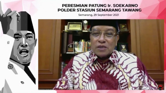 Kiyai Said Aqil Siraj di Peresmian Patung Bung Karno di Stasiun Semarang Tawang