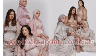 Potret Seleb dengan Babybumpnya, Mama Nur Bikin Gagal Fokus