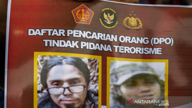 Foto DPO Teroris anggota Mujahidin Indonesia Timur Poso.