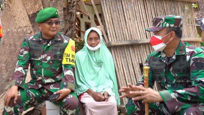 VIVA Militer: Kadispenad dan Danrem 061/SK tinjau lokasi TMMD di Kab. Bogor 