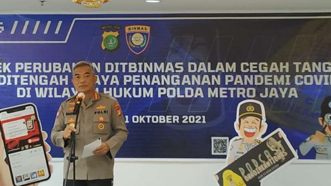 Direktur Binmas Polda Metro Jaya, Komisaris Besar Polisi Badya Wijaya 