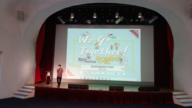 Konferensi pers 2021 We Go Together Festival.