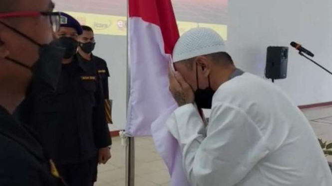 Basri alias Bagong Napi Teroris Kelompok Poso Ikrar Setia pada NKRI.