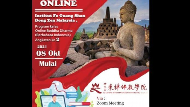 Kelas Online Buddha Dharma.