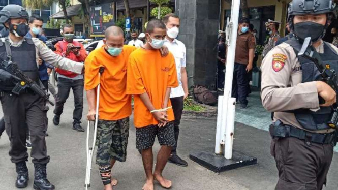 Dua Pelaku Curanmor Bersenjata Ditangkap Polisi di Malang