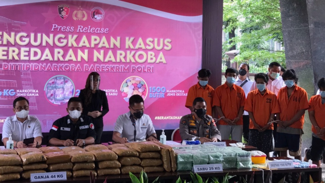 Bareskrim tangkap sindikat peredaran narkoba Malaysia-Indonesia