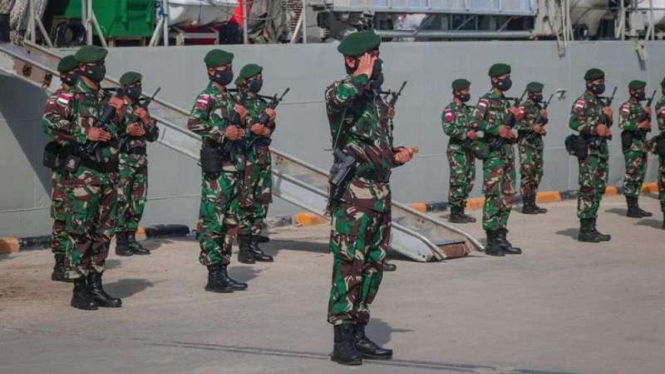 VIVA Militer: Satgas Pamtas RI-Malaysia Yonarhanud 16/Sula Bhuana Cakti