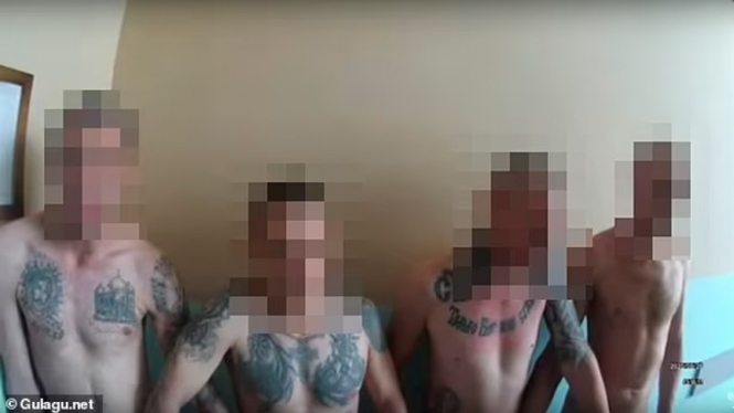 Video di penjara Rusia memperlihatkan para narapidana disiksa dan diperkosa. 