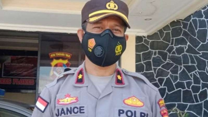 Wakil Kepala Kepolisian Resor Flores Timur Komisaris Polisi Jance Seran