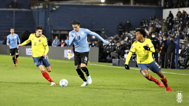 Duel Uruguay vs Kolombia dalam kualifikasi Piala Dunia 2022