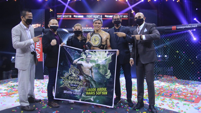 Laode Abdul Haris raih sabut Interim kelas Featherweight One Pride MMA