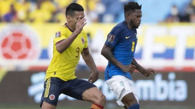 Duel Timnas Kolombia vs Brasil