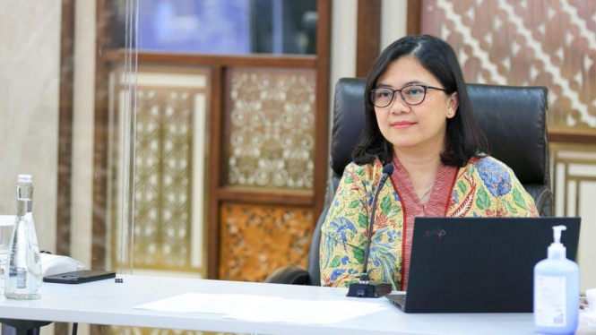 Direktur Keuangan BRI, Viviana Dyah Ayu R.K