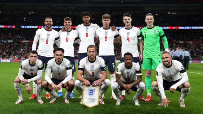 Skuad Inggris melawan Hungaria di Kualifikasi Piala Dunia 2022