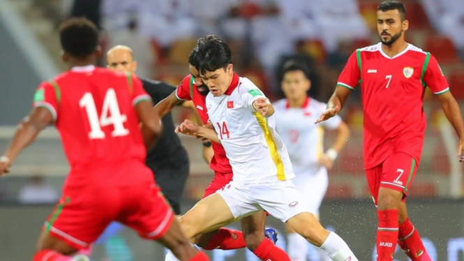 Pertandingan Oman vs Vietnam dalam Kualifikasi Piala Dunia 2022