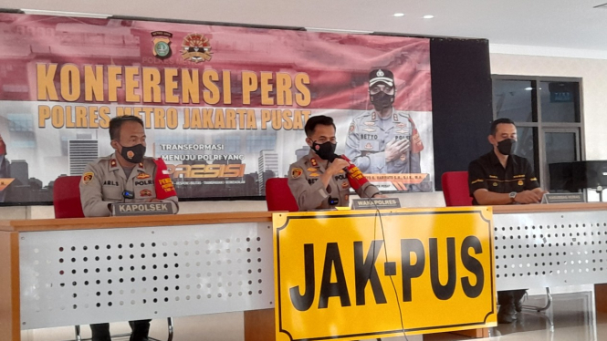 Keterangan Pers Polres Jakarta Pusat