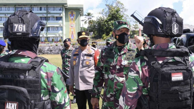 VIVA Militer: Pangdam XVIII/Kasuari siapkan pasukan sambut Wapres RI di Papua  